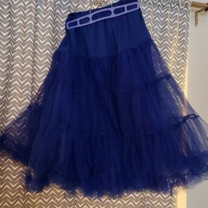 Lindy Bop Blue Petticoat. Size 8-14UK